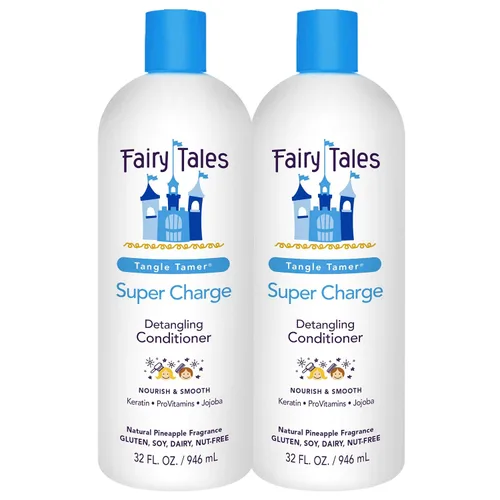 Vista 8 de Fairy Tales Tangle Tamer Super Charge - Acondicionador desenredante para niños, sin parabenos, sin sulfatos, sin gluten, sin nueces, 12 onzas