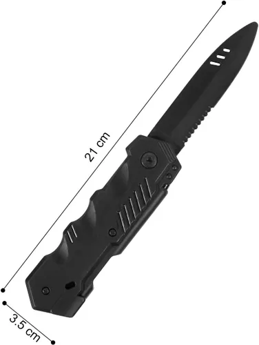 Vista 4 de 8 cuchillos retráctiles falsos – Truco de plástico para Halloween Disappear Blade Switchblade Dagger