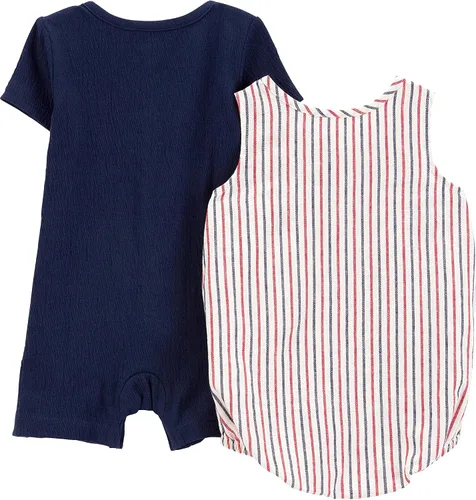 Vista 2 de Simple Joys by Carter's Baby Boys Button Romper