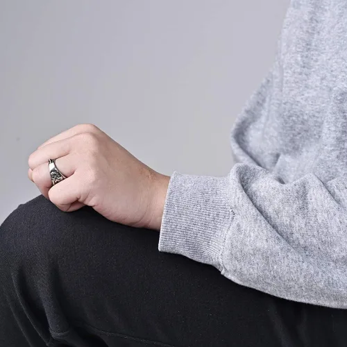 Vista 6 de Anillo abrebotellas de acero inoxidable creativo versátil para hombres y mujeres