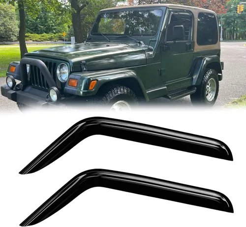 Vista 56 de Protectores de lluvia de ventana para Ford F150 SuperCab 2004-2014 2 piezas deflector de ventana para 09-14 F-150 con 2 puertas delanteras