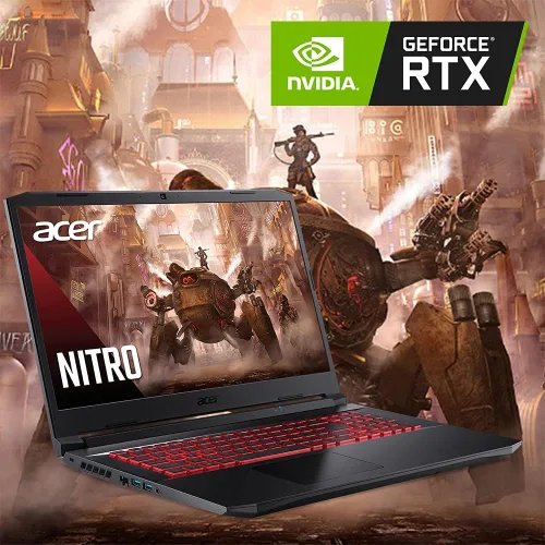 Vista 3 de acer Nitro 5 AN517-41-R3NX - Laptop para juegos, CPU AMD Ryzen 7 5800H