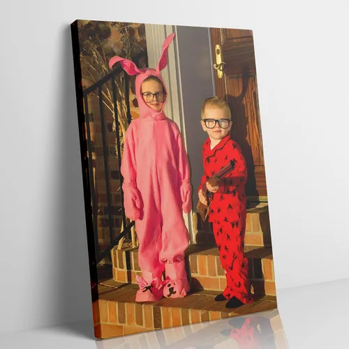 Vista 11 de Uayuios Lienzo personalizado con tus fotos, marco de lienzo personalizado para pared, para crear póster de boda, mascota, familia, 8 x 6 pulgadas