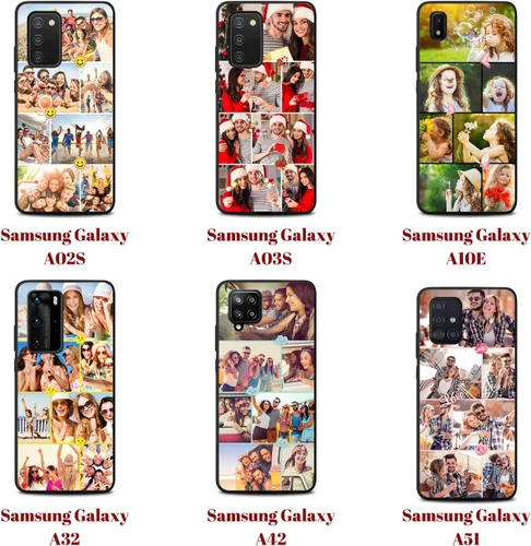 Vista 2 de Funda de goma para Samsung Galaxy A53 5G/A03S/A02S/A10E/A12/A13/A32/A42/A51/A71