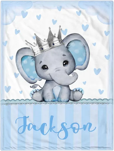 Vista 15 de Manta de bebé personalizada para niñas y niños, manta de bebé personalizada con nombre, mantas personalizadas con nombre para niños, manta de Linda