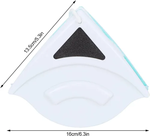 Vista 7 de Limpiaparabrisas magnético para ventana, limpiador de vidrio de doble cara, eficiente limpiador de ventanas magnético con cuerda de seguridad