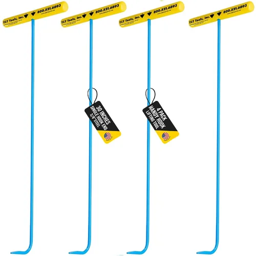 Vista 15 de Handy Hook - Estándar - Extremo de gancho individual (1 paquete - 30 pulgadas gancho práctico - extremo de gancho individual) Solid Steel