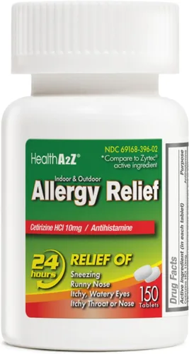 Vista 10 de HealthA2Z® Alivio de la alergia Cetirizina 10 mg Alivio de alergias durante todo el día Interior y exterior Alivio de picazón de garganta