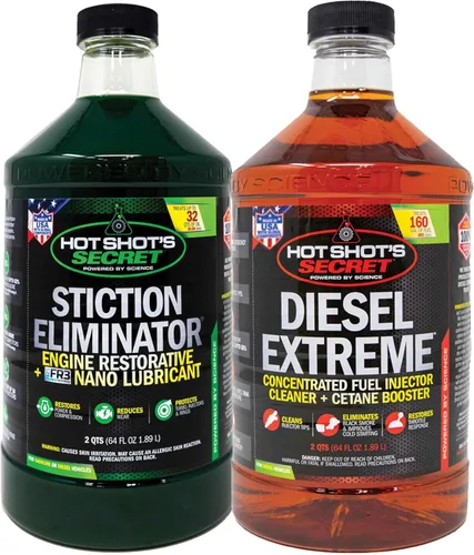 Vista 7 de Hot Shot's Secret Duramax Deep Clean - Eliminador de adherencia (32 onzas) y Diesel Extreme (16 onzas)