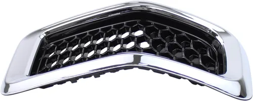 Vista 4 de Juego de cubierta de rejilla de malla de panal de cromo frontal 7PCS para Jeep