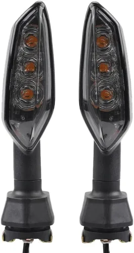 Vista 6 de Luz de señal de giro F para Kawasaki Z1000 Z900 Z800 Z750 Z650 Z300 Z400 Z125 para Ninja ZX6R accesorios de motocicleta indicador Y