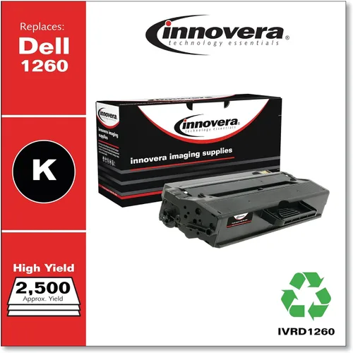 Vista 2 de Innovera Tóner negro remanufacturado, repuesto para 331-7328, rendimiento de 2,500 páginas