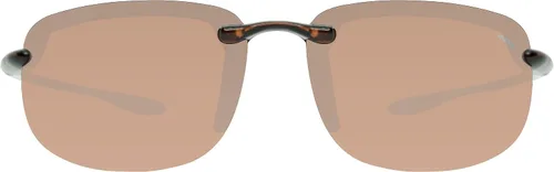 Vista 5 de Maxx 5 - Gafas de sol HD sin montura con montura TR90 marrón tortuga, Carey