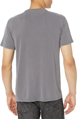 Vista 2 de GUESS Tejido suave con cuello redondo y logotipo pequeño para hombre