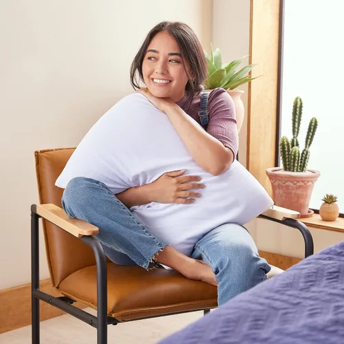 Vista 2 de Almohada viscoelástica Innocor Comfort, moldeada, Poliuretano, Blanco, Estándar