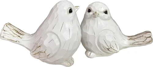 Vista 6 de Nueva figura de pájaro azul, figura de ave regordeta de cerámica, decoración de estatua de pájaro de animales de cabaña para decoración del jardín