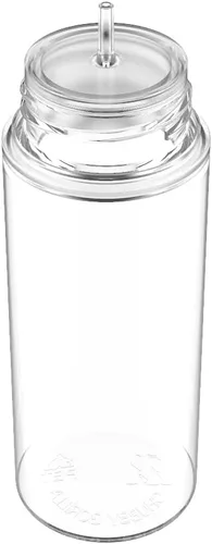 Vista 2 de CHUBBY GORILLA - Botella de unicornio de 4.1 fl oz - Botella transparente/tapa natural - V3 (5 unidades)