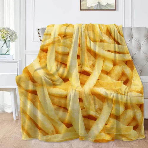 Vista 27 de Manta de frijoles horneados 3D para niñas, niños, suave y acogedora manta de vellón divertida para cama, sofá, sillas, para todas las estaciones