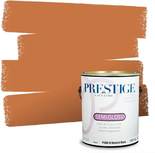 Vista 119 de PRESTIGE Pintura exterior e imprimación en uno, bronceado Aberdeen, plano, 1 galón