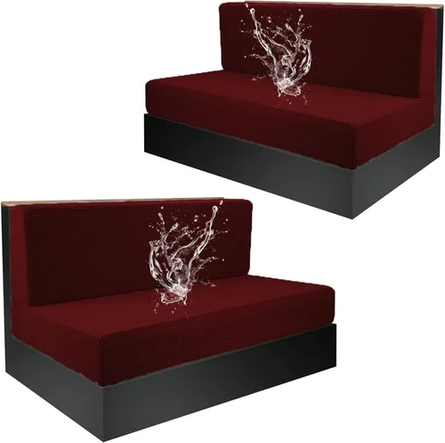 Vista 21 de Funda elástica para cojines de comedor de caravana, asiento de cabina de sofá jacquard para banco de automóvil de cámper