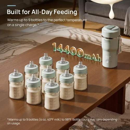 Vista 13 de Papablic [2026 NEW Upgraded] NutriWarm™ Portable Bottle Warmer