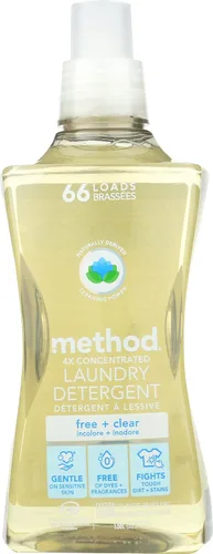 Vista 10 de Method Detergente líquido para lavandería; aroma a salvia de playa, removedor de manchas; 66 cargas por botella de 53.5 onzas; (paquete de 1)