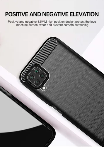 Vista 6 de Asuwish Funda para Huawei P40 Lite con protector de pantalla de vidrio templado y accesorios de celda, delgada TPU silicona protectora Hawaii Nova 6