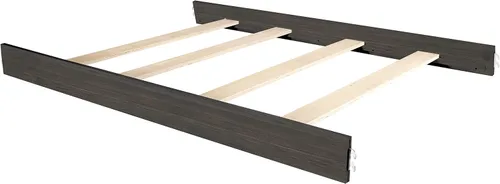 Vista 19 de Evolur Rieles de conversión de cama de tamaño completo, cunas diseñadas y probadas, construcción de madera dura duradera con listones de colchón