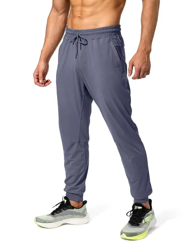 Vista 2 de G Gradual Pantalones deportivos para hombre con bolsillos con cierre y pantalones deportivos para correr y entrenar