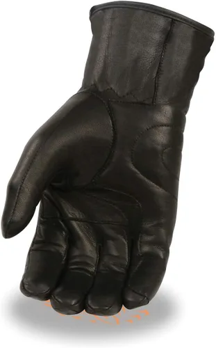 Vista 3 de Milwaukee Leather MG7575 - Guantes largos de piel para hombre, color negro