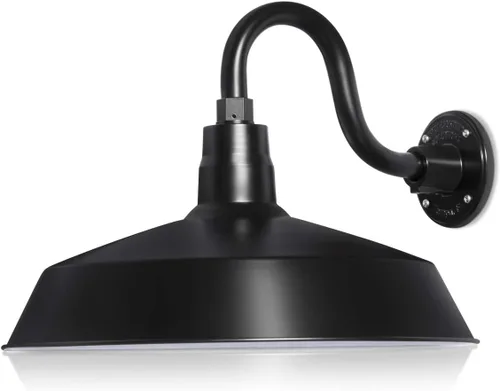 Vista 13 de 17 pulgadas. RLM Warehouse - Pantalla con brazo de cuello de cisne y bombilla Led A19 5000K de 9W