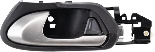 Vista 93 de TRQ Manija de puerta interior delantera izquierda cromada y negra para el lado del conductor compatible con Ford F-150 2012-2014