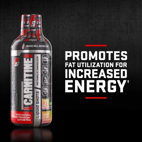 Vista 9 de PROSUPPS L-Carnitine 1500 inyecciones líquidas sin estimulantes para hombres y mujeres, bebida de entrenamiento energizante metabólico