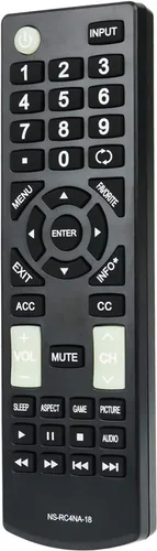 Vista 3 de Reemplazo universal de control remoto NS-RC4NA-18 para todos los televisores Insignia