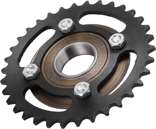 Vista 9 de Dilwe Plato de triciclo eléctrico, 420 34T piñón volante sin dientes para ATV -Kart