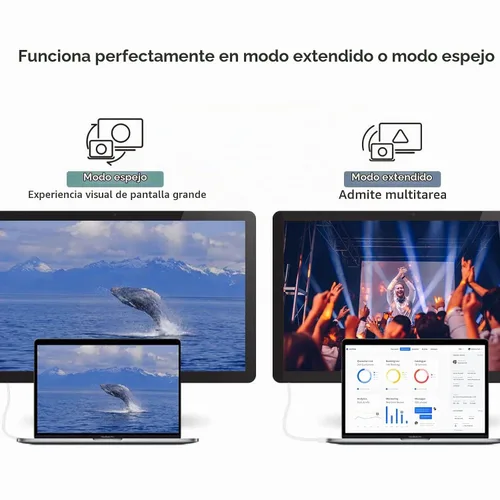 Vista 6 de CableCreation Cable DisplayPort a HDMI activo 4K de 6 pies, cable DP a HDMI
