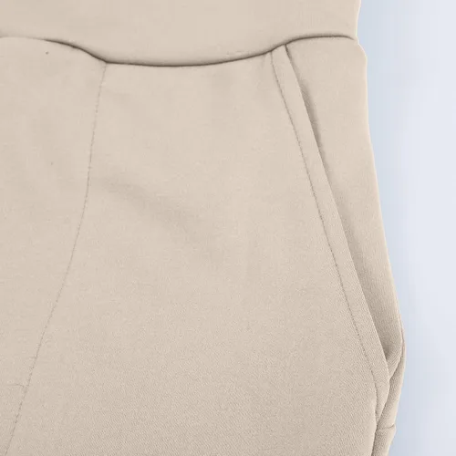 Vista 3 de Nuevos overoles para mujer 2023 The Air Essentials Mono sin mangas de pierna ancha con cinturón con bolsillos, Caqui