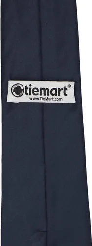 Vista 135 de tiemart Corbata de color sólido para hombre Longitud estándar