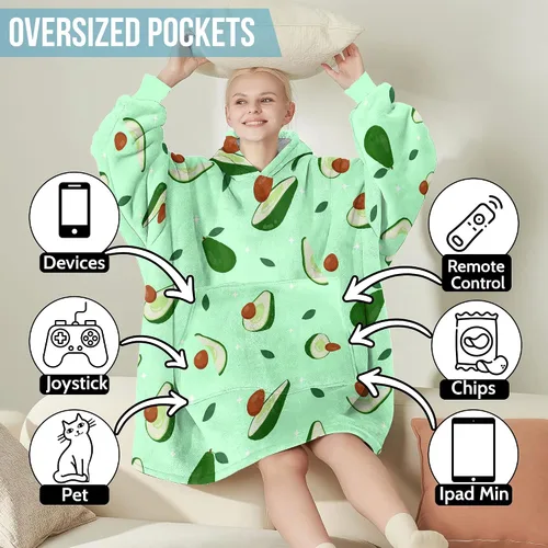 Vista 5 de Warmstorey Manta con Capucha Portátil para Mamá Esposa La Mejor Sudadera de Todos los Tiempos - Regalo de Navidad del Esposo Hija Aniversario