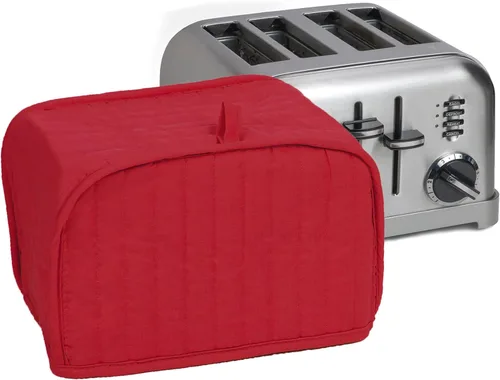 Vista 14 de Funda RITZ Premium Universal para tostadora de dos rebanadas, 11.25" x 5.75" x 7", de poliéster y algodón acolchado, protector contra huellas Negro