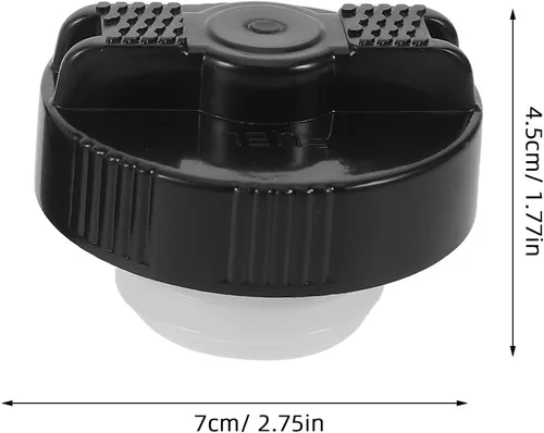 Vista 7 de Tapa del tanque de gas de la carretilla elevadora de 2 piezas: Tapa de llenado de aceite resistente con tornillo - Adecuado para carretillas