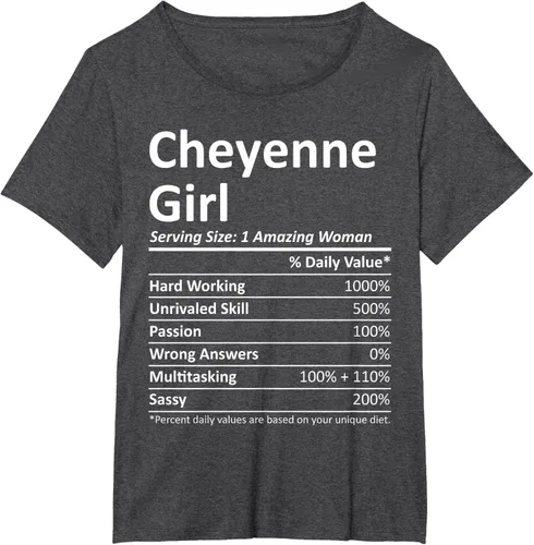 Vista 22 de CHEYENNE GIRL WY WYOMING - Camiseta divertida de regalo de City Home Roots USA, Negro, S