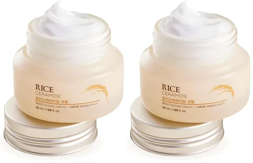 Vista 12 de The Face Shop Crema de Ceramidas de Arroz, Hidratante Facial, para Piel Seca y Mixta, Ligera, de Absorción Rápida, 50 ml
