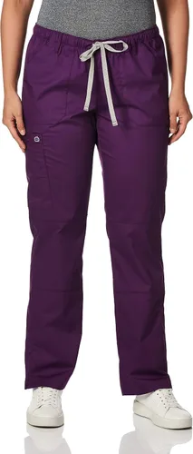 Vista 19 de WonderWink, pantalones elásticos resistentes para mujer de Wonderwork, talla petite plus Negro
