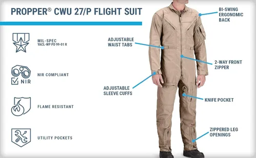 Vista 4 de Propper CWU 27P Nomex Flight Suit