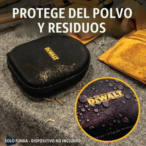 Vista 5 de DEWALT Auriculares Bluetooth 2 en 1 con banda para el cuello + estuche