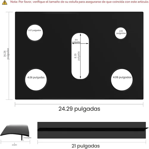 Vista 2 de Funda para estufa de gas, protector de quemador superior para estufa de gas Samsung, protector reutilizable, revestimiento de horno, antiadherente