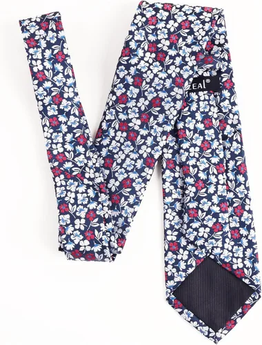 Vista 101 de Alizeal Mens 3.15inches Leaf Flower Pattern Tie with Floral Pocket Square Set