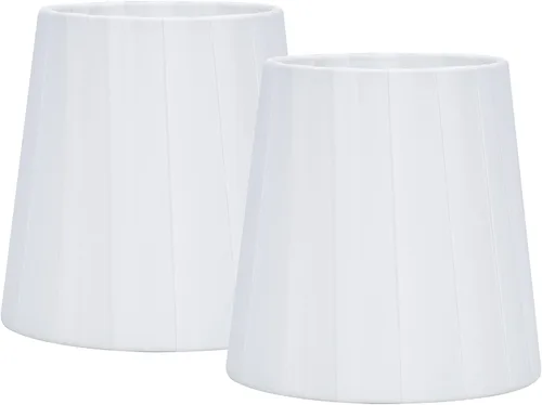 Vista 12 de MIRA - Cortinas pequeñas con clip para lámpara de pared, juego de 2, barril pequeño, 5.2 x 4 pulgadas x 5.2 pulgadas de alto, cinta de tela, hechas