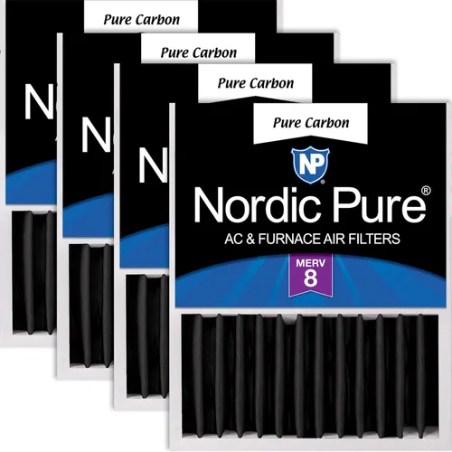 Vista 27 de Nordic Pure 16 x 20 x 5 (tamaño real: 15 7/8 x 19 5/8 x 4 3/8) Honeywell Filtros de aire de repuesto Merv 8 Plus Carbon 1 paquete